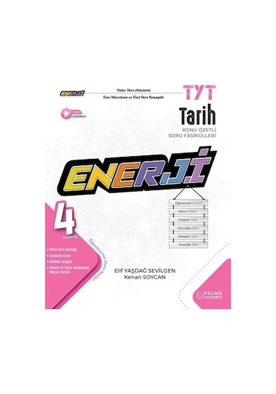 Palme Yks Tyt Enerji Tarih Konu Özetli Soru Fasikülleri Yeni