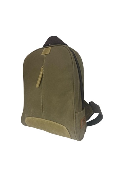 Old Cotton Cargo Vintage Kanvas Su Geçirmez Design Unisex Günlük Gezi Seyahat Sırt Çantası 22x34 Cm Kahverengi