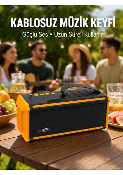 Taşınabilir J-ıpox P520 1200 Mah Bluetooth Hoparlör Mikrofonlu Yeni Nesil - Lisinya