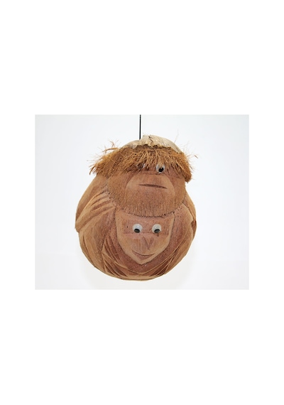1 Adet Asmalı Maymun No 3 18 Cm Figür Asma Dekorasyon, Duvar/askı Süsü, Hanging Monkey Ornament Sarı