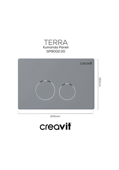 Creavit Free Beyaz Kanalsız Asma Klozet Fe322, Duroplast Yavaş Kapak, Terra Gömme Rezervuar Açık Bej