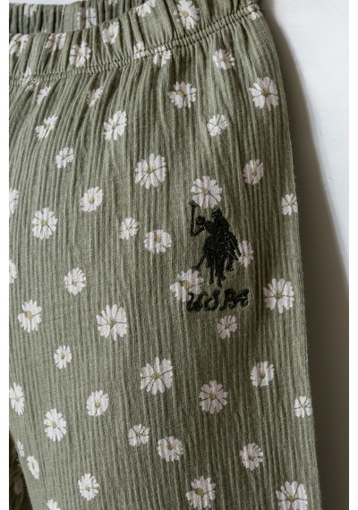 U.s. Polo Assn. Kız Bebek Beyaz Şort Takım 5274-50111 Beyaz
