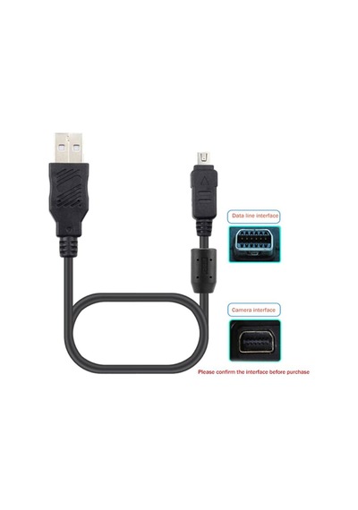 Olympus Tough İle Uyumlu Fotoğraf Makineleri İçin Usb Veri/şarj Kablosu 1.5m
