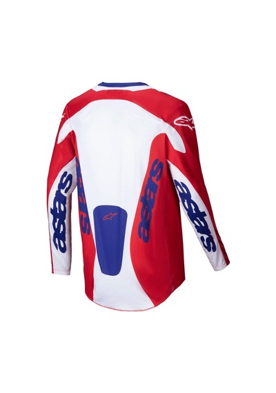 Alpinestars Racer Veil Kros Motosiklet Jerseyi Kırmızı Beyaz Mavi