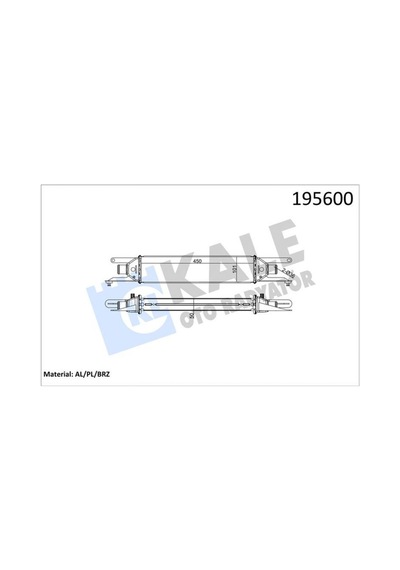 Turbo - 562 - Radyatörü Fıat Lınea 1.3 Jtd Al+al - Almparca - 2007-