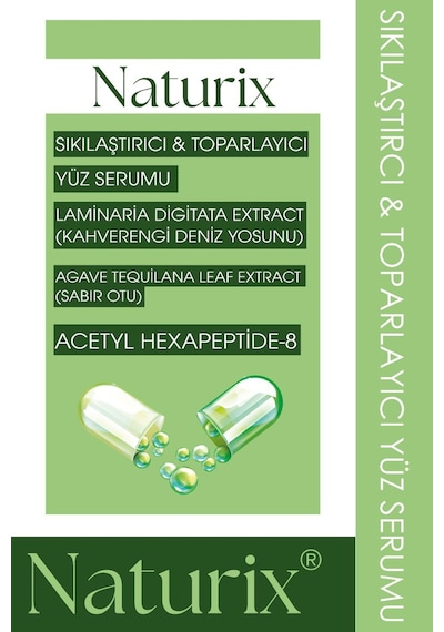 Naturix Sıkılaştırıcı ve Toparlayıcı Yüz Serumu 30 ML