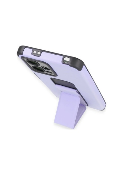 Newface - 777 - Xiaomi Poco X5 5g Kılıf Mega Standlı Silikon - Novapazr - - Lila