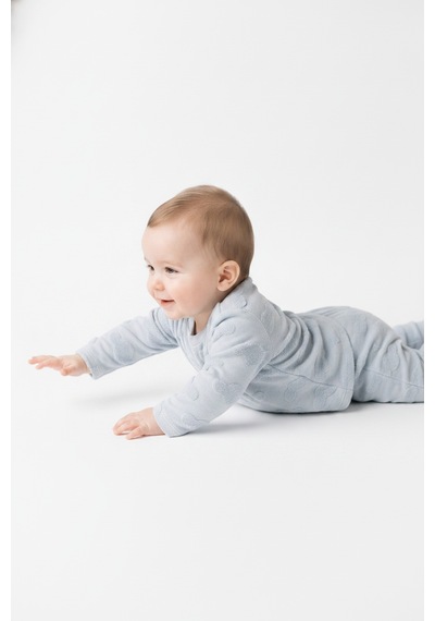 Tiffany Baby & Kids Puffy Cloudy Tasarımlı 2li Takım mavi
