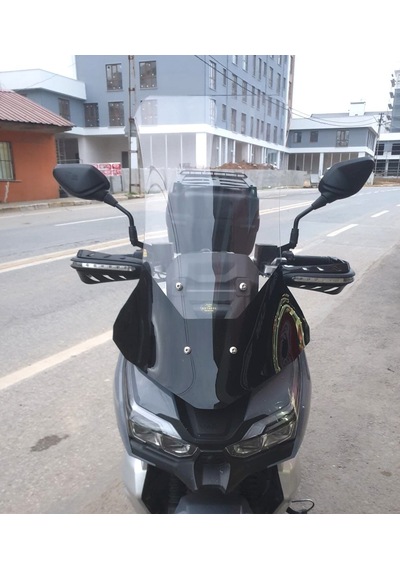 Motocam Rks Freccia Ön Cam 2022-2026 Model 75cm Alt Geniş Şeffaf Renkli 4mm Uzun