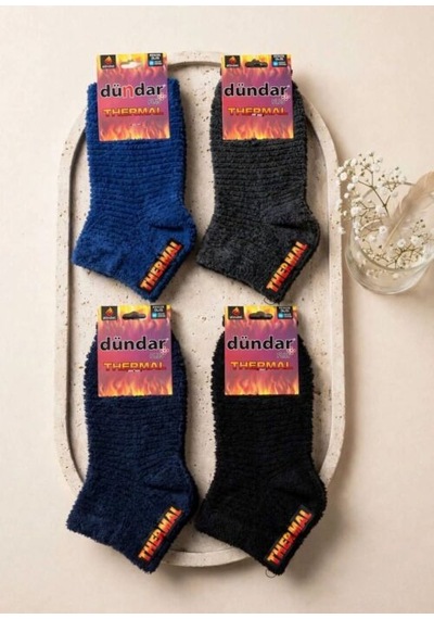 Dündar Çorap Dündar Thermal Plus Unisex Patik Çorap 36-40 -5954 - Lacivert