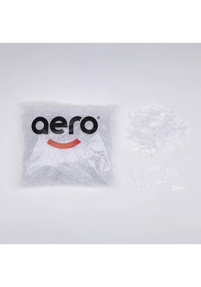 Aero Gömlek Klipsi 37 Mm Şeffaf Tırtıksız 2.000 Adet Şeffaf