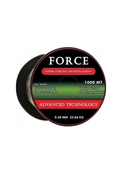 Force Super Strong 1000 Metre Yeşil Monoflament Misina 0,40mm - Standart