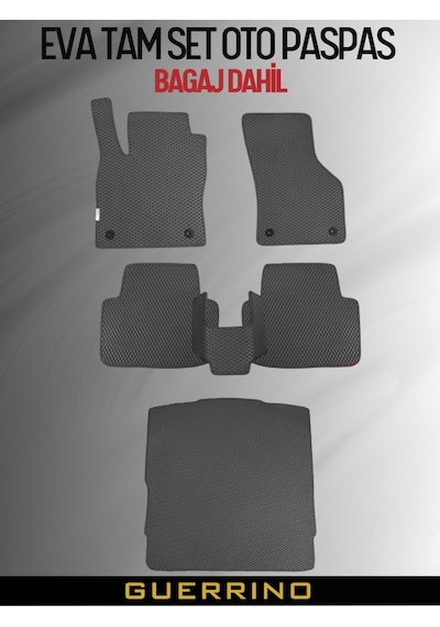Fiat/500l- 2012-2017 İçin Yeni Nesil Eva Ful Paspas Seti-bagajlı- Metal Topukluk Hariç