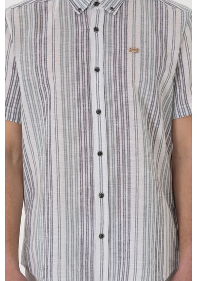 U.s. Polo Assn. Erkek Lacivert Gömlek Kısa Kollu 50299960-vr033 Lacivert