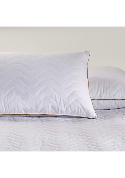 Linens Fluffy Pamuk Kapitone Standart Yastık Alezi