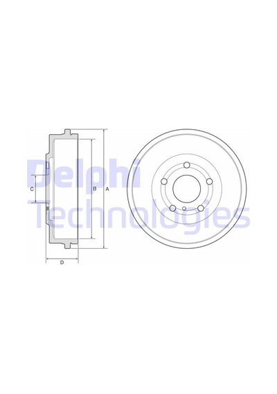 Delphı Bf639 Kampana Fren Ford Puma 20 L1tc 1126 Aa-2384231 -