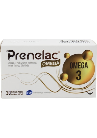 Prenelac Omega 3 Takviye Edici Gıda 30 Soft Jel Kapsül