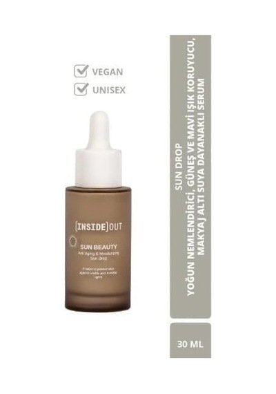 Inside Out Sun Drop Spf 50 Yoğun Nemlendirici Güneş Kremi Serum Primer 35 Ml