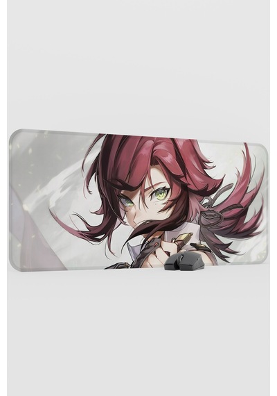 Heizou Genshin Impact Anime Oyuncu V4 - 90x40 Xxl Gaming Mouse Pad Fare Altlığı