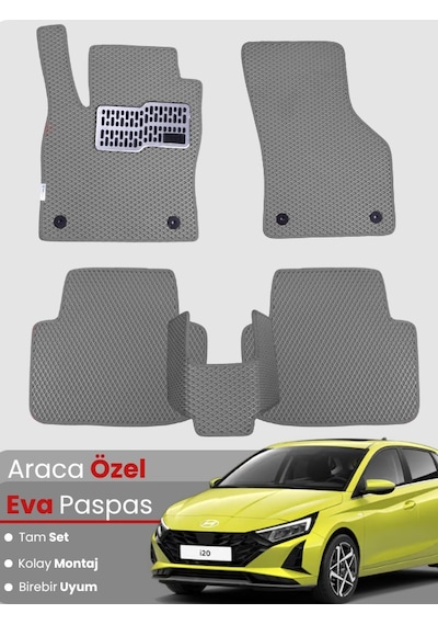 Hyundai İ20 2020-2025 Uyumlu Eva Paspas Tam Set Araca Özel,kolay Montaj,su Geçirmez 764