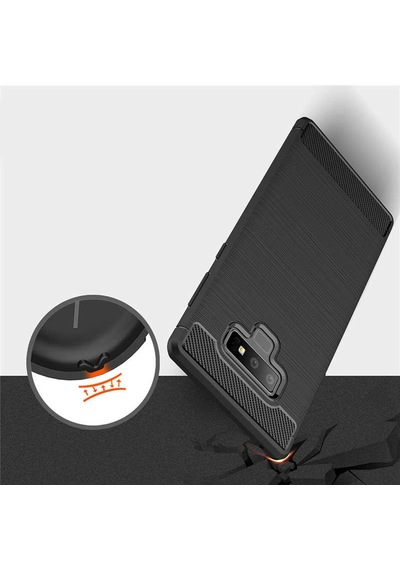 Galaxy Note 9 Kılıf Zore Room Silikon Kapak Gri