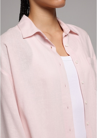 Colin's Colins Boyfriend Fit Shirt Neck Düz Kadın Pembe Uzun Kol Gömlek Cl1079537 Q1.v2 Plı Colin's Colins Boyfriend Fit Shirt Neck Düz Kadın Pembe Uzun Kol Gömlek Cl1079537 Q1.v2 Plı