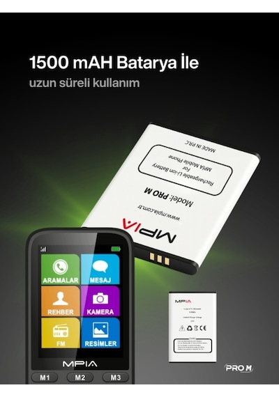 Yerli Üretim Kameralı Türkiyede İlk Sesli Menü Ve Aramalı Büyük Ekran Tuşlu Cep Telefonu 16gb