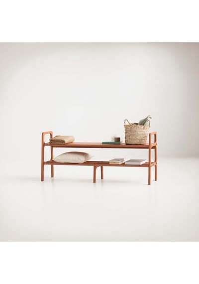 Woodesk Via, Ahşap, Ayakkabılık Ve Raf Sistemi, 120x65, Tik Renk Teak