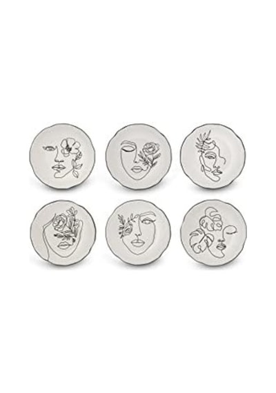 Face 6 Kişilik Pasta Takımı Açık Gri