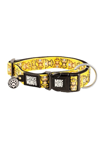 Max & Molly Urban Pets Original Serisi Akıllı Künyeli Köpek Boyun Tasması L, Maymun Çok Renkli