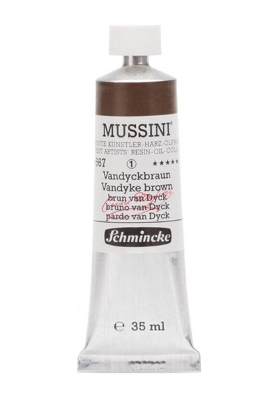 Schmincke Mussini Artist Yağlı Boya 35 ML Seri 1 667 Vandyke Brown