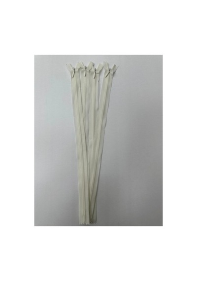 Gizli Fermuar 35 Cm Beyaz 50 Adet - 619899025