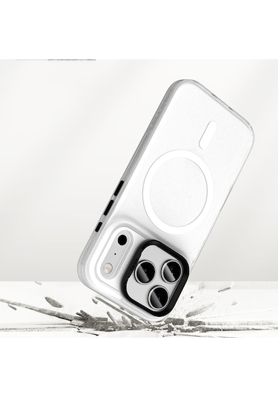 Apple Uyumlu iPhone 17 Kılıf M-safe Şarj Özellikli Benks Lucid Armor Kapak Beyaz
