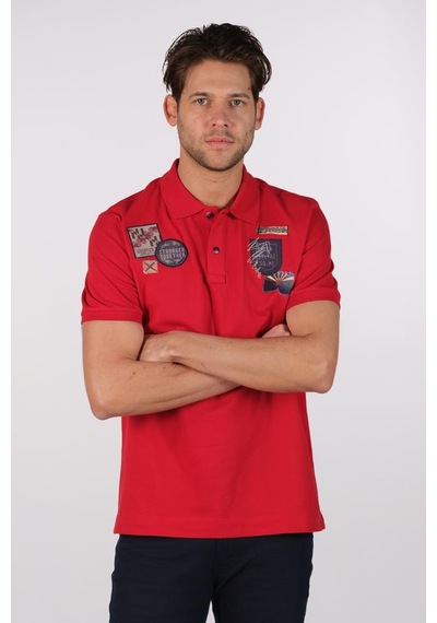 AR-MA Arma Erkek Polo Yaka Tişört Y22374300501 kırmızı