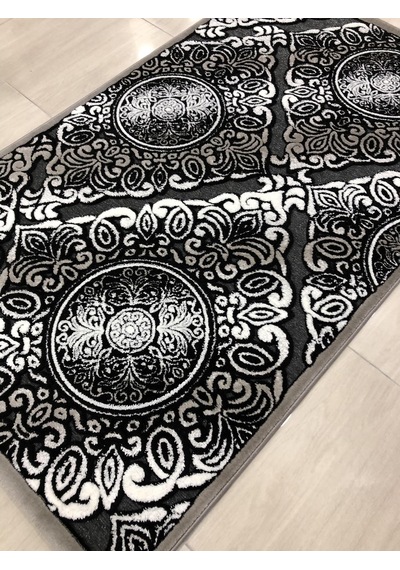 Kaşmir Halı Jade 121X200 Je Z009-02 Gri Siyah Halı !