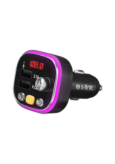 Tanımalı Yok Fm Radyo Transmitter 3.1a Hızlı Şarj Micro Sd Mp3 Çalar Çakmaklık