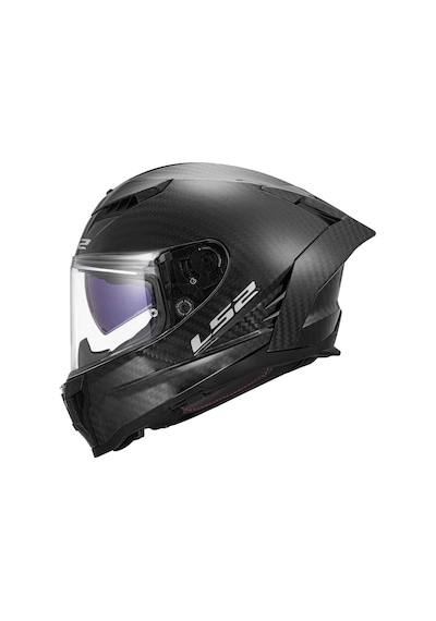 Ls2 Dragon Karbon Mat Kapalı Kask Siyah