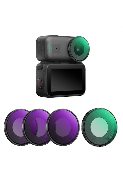 K&f Concept Djı Osmo Nano Uyumlu 4 Lü Fitre Seti / Nd8 Nd16 Nd32 - Cpl