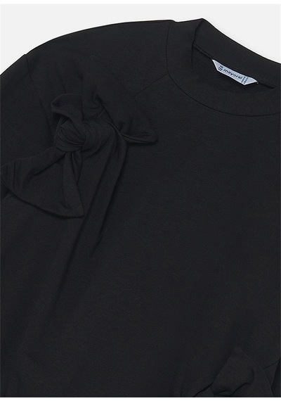 Mayoral Kız Çocuk Fiyoklu Sweatshirt Siyah 7429