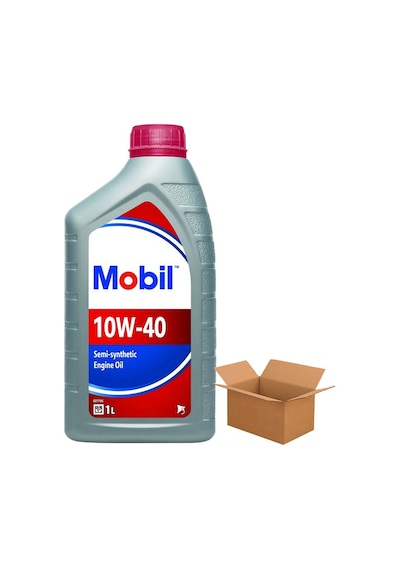 Mobil 10W-40 Yarı Sentetik Motor Yağı 12 x 1 L