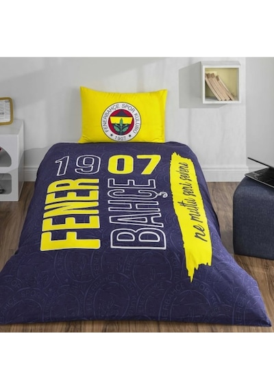 Taç Fenerbahçe Şanlı Kanarya Tek Kişilik Lisanslı Nevresim Takımı Görsel