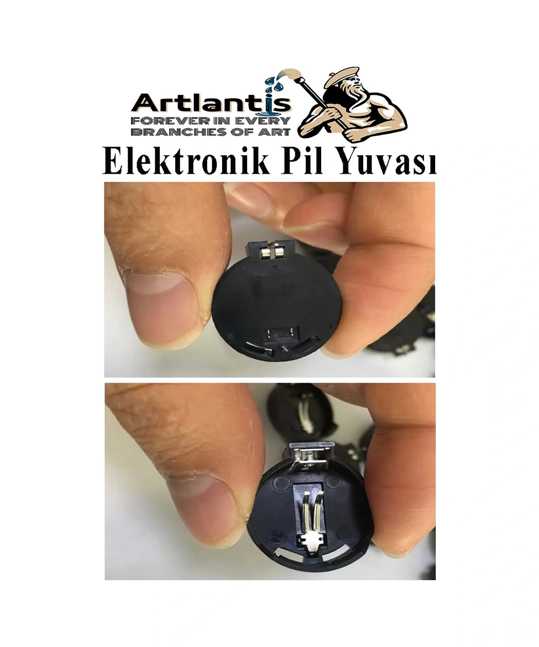 Elektronik Pil Yatağı 3 Volt 5 Adet Cr2032 Cr2025 Cr2016 Para Düğme Pil Yatağı Rcb Pil Tutucu Bios Devre Kart