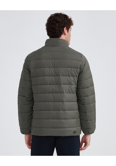 Skechers M Outerwear Padded Jacket Erkek Olive Mont S231242-308 Yeşil