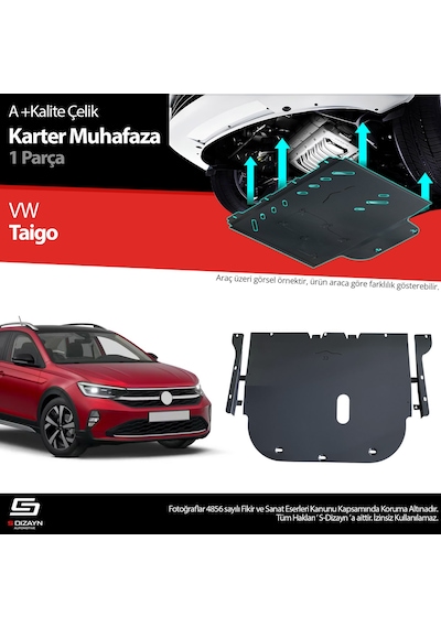 S-dizayn Vw Taigo Çelik Karter Muhafaza Koruma 2020 Üzeri A+ Kalite