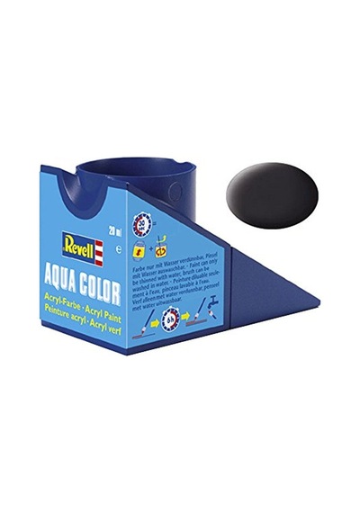 - Su Bazlı Maket Boyası Katran Siyahı Mat 18 Ml 36106 0,15 L