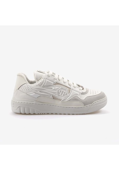 Philipp Plein Bağcıklı Erkek Spor & Sneaker Ayakkabı Msc4017 Beyaz