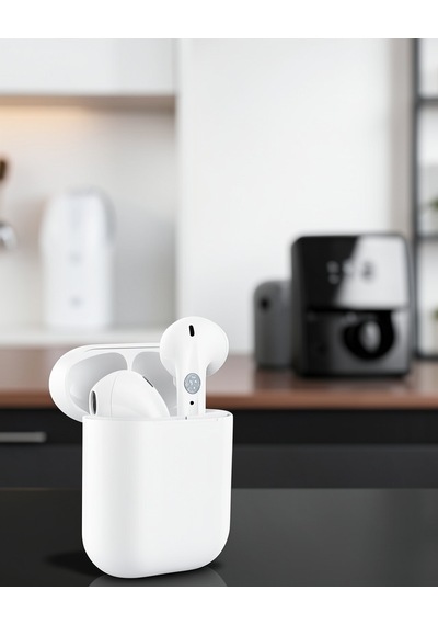 Kablosuz Bluetooth Kulaklık Çift Mikrofonlu Dokunmatik Uuczzztwsi18kulaklıkkk2 Belirtilmemiş