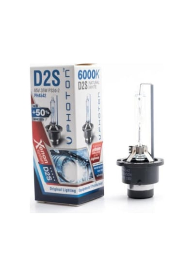 D2s 6000k %50 Fazla Işık Zenon Xenon Ampul 1 Adet