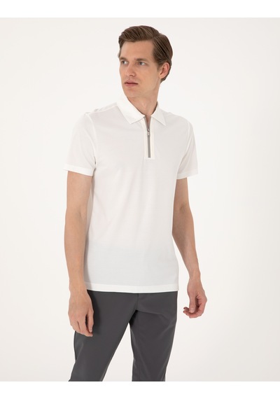 Pierre Cardin Erkek Ekru Tişört 50302623-vr019 Ekru