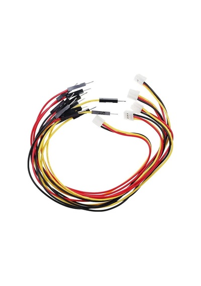 Elecrow 3 Pin Crowtail-erkek Jumper Kablo - 5 Adet